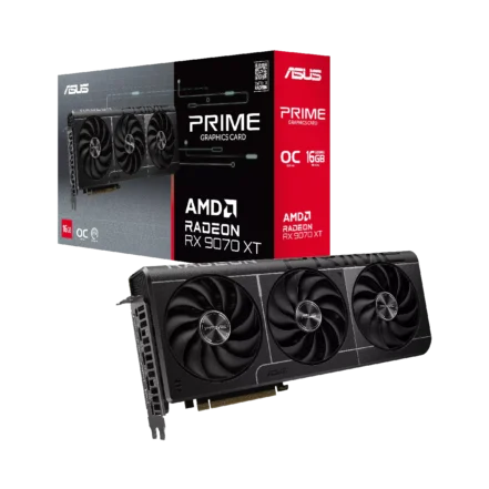 Asus Prime Radeon RX 9070 XT OC Edition 16GB 00 TecnoShopping CL Tarjeta de Video Asus Prime Radeon RX 9070 XT OC Edition 16GB GDDR6, PRIME-RX9070XT-O16G, 90YV0L71-M0AA00 - principal