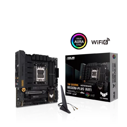 Placa Madre Asus TUF GAMING B650M-PLUS WIFI 00 TecnoShopping CL Placa Madre Asus TUF GAMING B650M-PLUS WIFI AMD Socket AM5 DDR5, 90MB1BF0-M0AAY0, principal