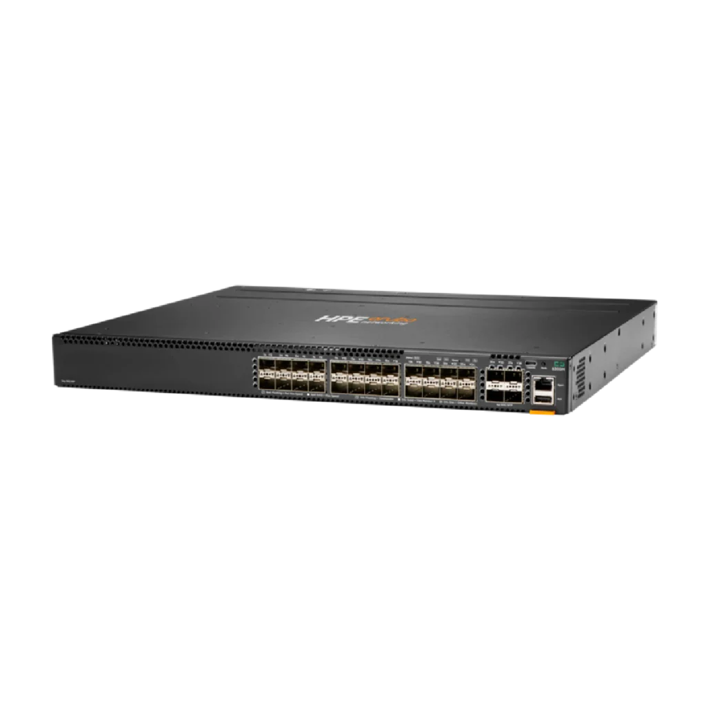 Switch HPE Aruba Networking CX 6300M 24‑port SFP+ y 4‑SFP56