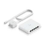 Switch Ubiquiti Flex Mini 2.5G 5 puertos L2, in the box
