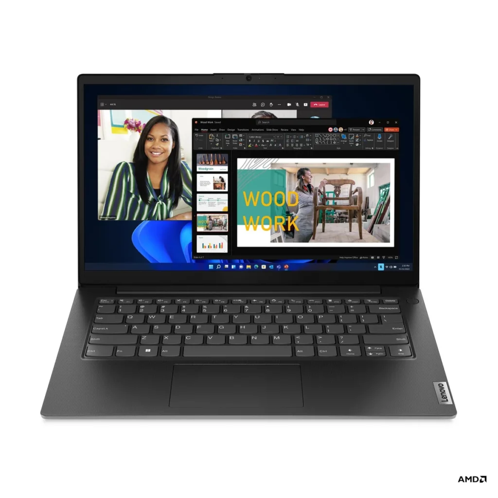 Notebook Lenovo V14 G4 AMN Ryzen 5 8GB 512GB Windows 11 Pro. 82YT013DCL - imagen