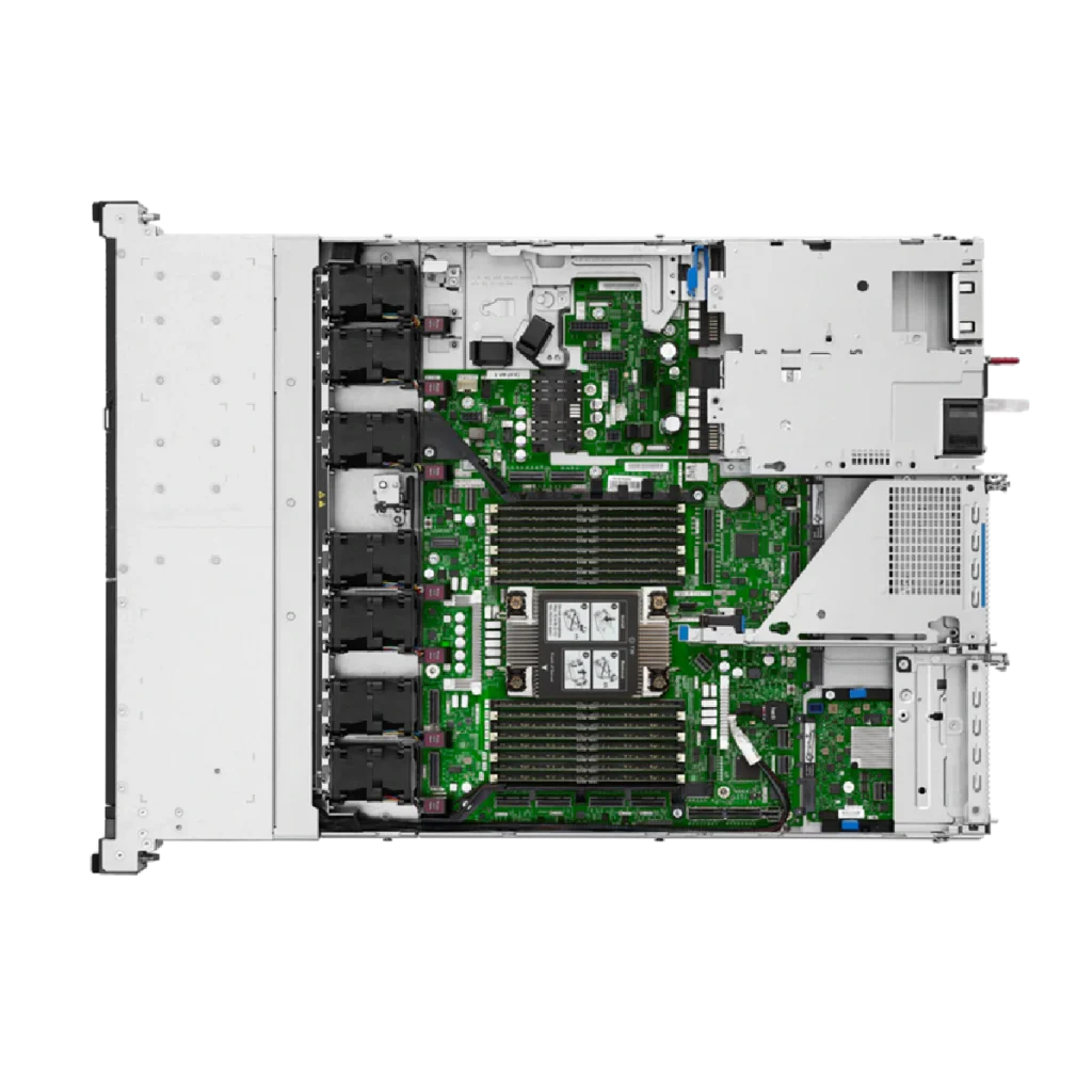 Servidor HPE ProLiant Compute DL320 Gen12, Intel Xeon 6505P 12C, 64GB‑R, 8SFF MR408i‑o, 960GB SSD 2x800W PS LA. P89964-DM5 - Interior