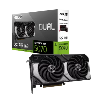 Asus DUAL-RTX5070-O12G RTX 5070 12GB GDDR7 OC 00 TecnoShopping CL Asus DUAL-RTX5070-O12G RTX 5070 12GB GDDR7 OC - 90YV0M17-M0AA00