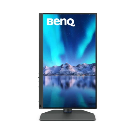 BenQ SW272Q monitor 01 TecnoShopping CL BenQ SW272Q monitor 27" 2K IPS con 2560x1440, 99% Adobe RGB, USB-C con 90W de energía y ergonomía completa con ajuste de altura y pivot. MPN: 9H.LLPLB.QBA.