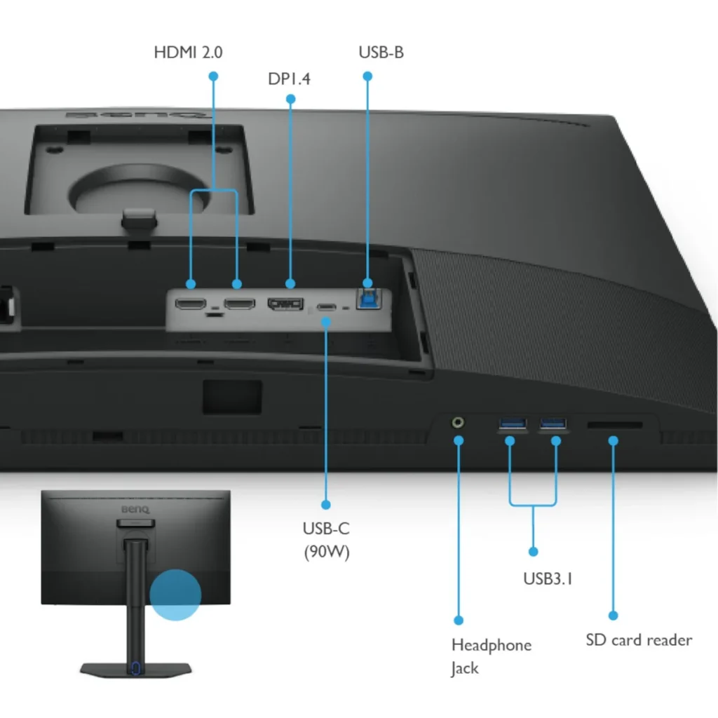 BenQ SW272U monitor 27" 4K IPS Adobe RGB