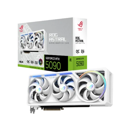 Asus ROG Astral GeForce RTX 5090 32GB GDDR7 WHITE 01 h1470 TecnoShopping CL Tarjeta Grafica Asus ROG Astral GeForce RTX 5090 32GB GDDR7 WHITE OC Edition - 90YV0LWA-MVAA00 - ROG-ASTRAL-RTX5090-O32G-WHITE