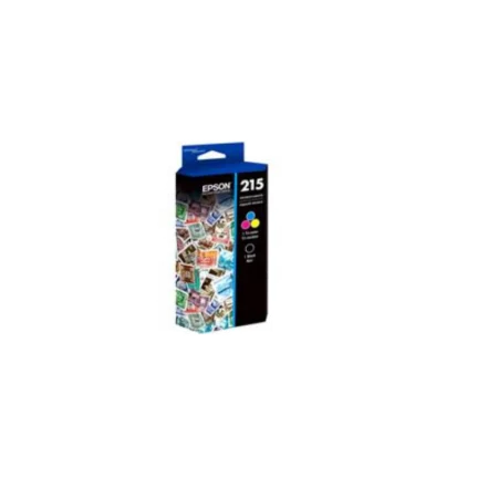 Cartucho de Tinta Tri Color Epson 215  T215520-AL. Compatible con Impresora Portátil Epson WorkForce WF-100 C11CE05302.