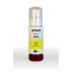 Botella de Tinta Epson T504 Amarillo 70 mL