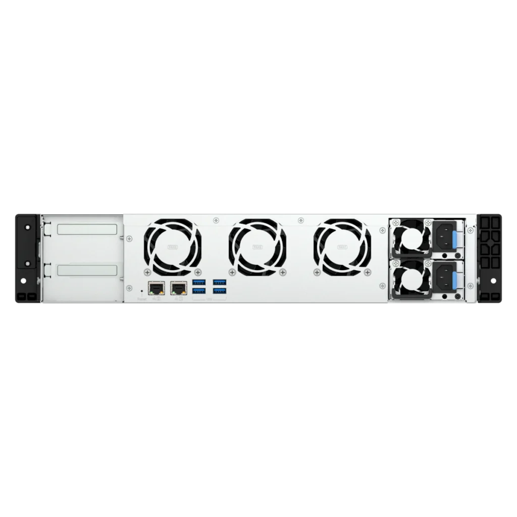 QNAP TS-855eU-RP-8G-US NAS 8 bahías 2U - Atras