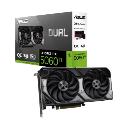 Asus Dual GeForce RTX 5060 Ti 16GB GDDR7 OC Edition 00 TecnoShopping CL Asus Dual GeForce RTX 5060 Ti 16GB GDDR7 OC Edition - DUAL-RTX5060TI-O16G - 90YV0MH0-M0AA00