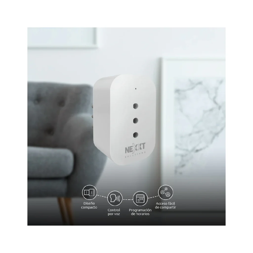 Enchufe inteligente Wi-Fi Nexxt Home NHP-S720 1250W